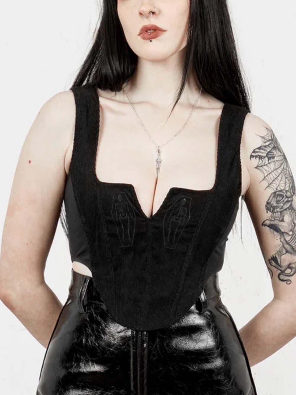 Disturbia Immortal Split Front Corset (US 12)